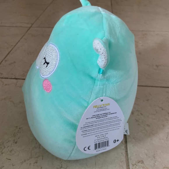 Squishmallow Miley Llama Sheep Lamb 8" Teal Blue Easter Spring Plush Alpaca NEW - Picture 3 of 9